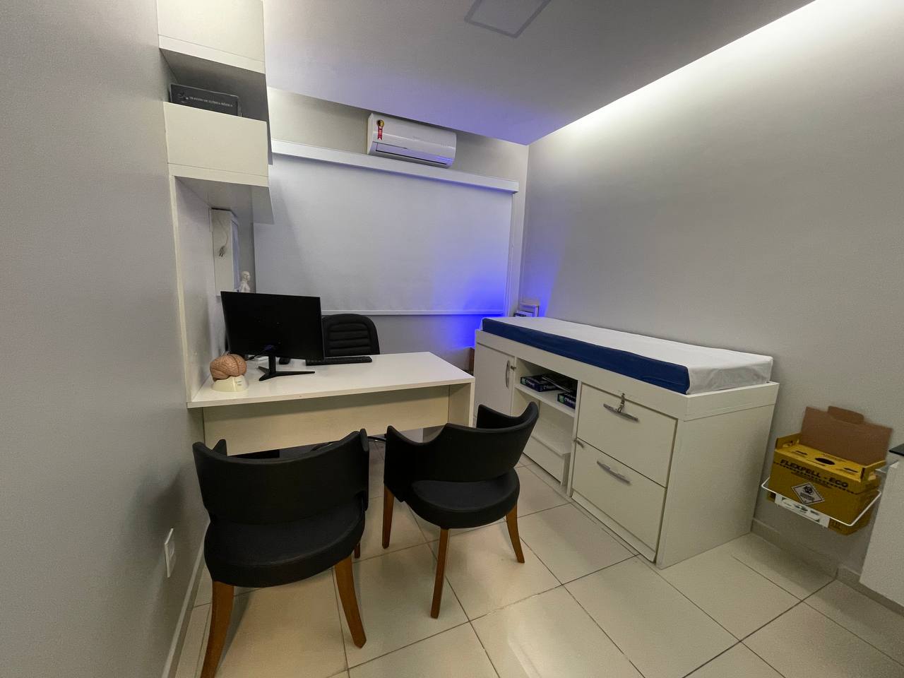 Consultório médico da Clínica Neurológica