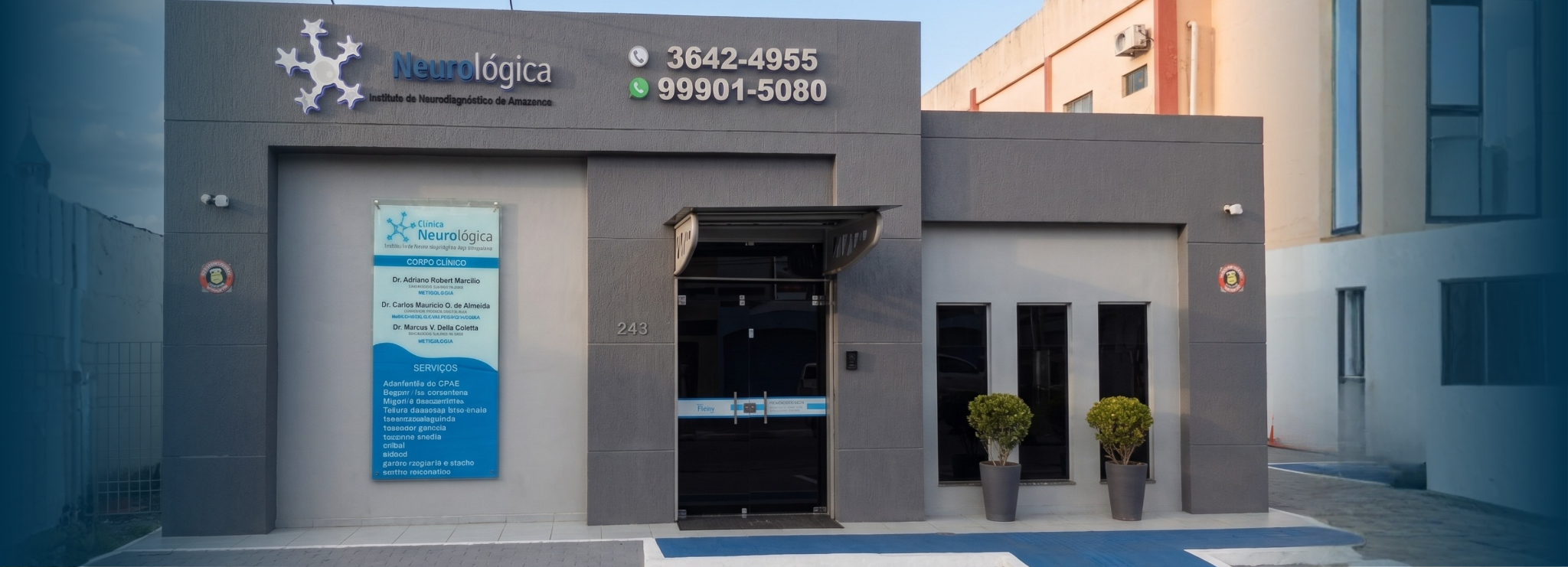 Fachada da Clínica Neurológica — Instituto de Neurodiagnóstico do Amazonas